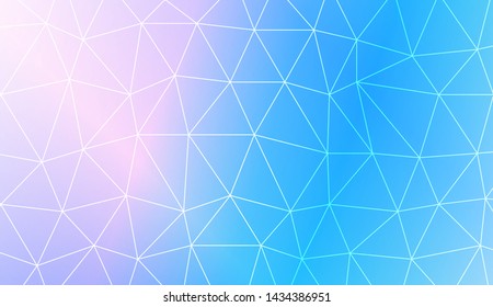 Decorative background with triangles. Modern design for you business, project. Vector illustration. Creative gradient color.