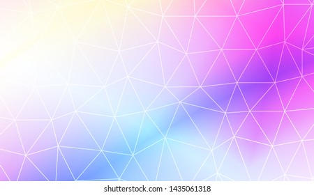 Decorative background with triangles. Modern design for you business, project. Vector illustration. Creative gradient color.