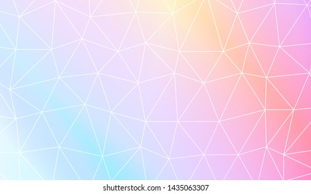 Decorative background with triangles. Modern design for you business, project. Vector illustration. Creative gradient color.