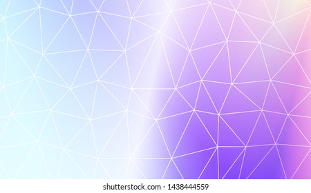 Decorative background with triangles. Modern design for you business, project. Vector illustration. Creative gradient color.