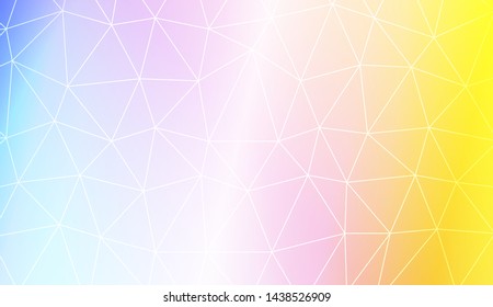 Decorative background with triangles. Modern design for you business, project. Vector illustration. Creative gradient color.