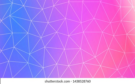 Decorative background with triangles. Modern design for you business, project. Vector illustration. Creative gradient color.