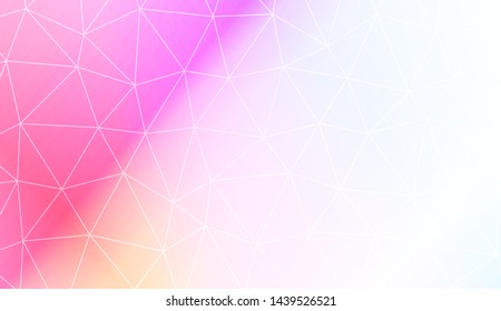 Decorative background with triangles. Modern design for you business, project. Vector illustration. Creative gradient color.