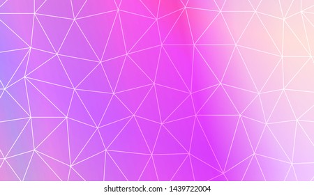 Decorative background with triangles. Modern design for you business, project. Vector illustration. Creative gradient color.