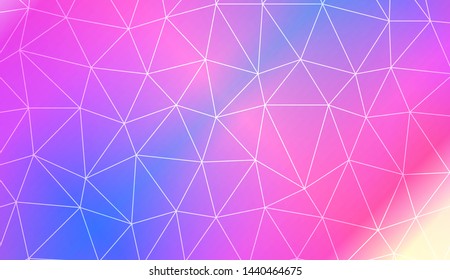 Decorative background with triangles. Modern design for you business, project. Vector illustration. Creative gradient color.