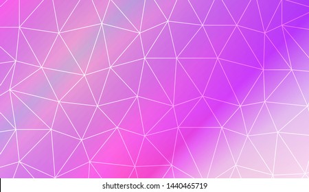 Decorative background with triangles. Modern design for you business, project. Vector illustration. Creative gradient color.