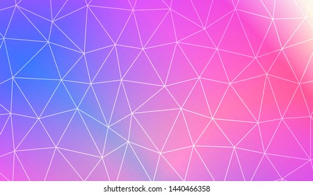 Decorative background with triangles. Modern design for you business, project. Vector illustration. Creative gradient color.