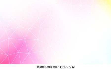 Decorative background with triangles. Modern design for you business, project. Vector illustration. Creative gradient color.