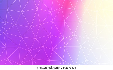 Decorative background with triangles. Modern design for you business, project. Vector illustration. Creative gradient color.