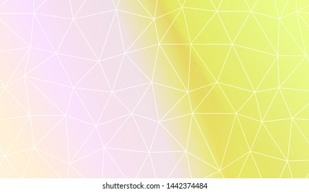 Decorative background with triangles. Modern design for you business, project. Vector illustration. Creative gradient color.