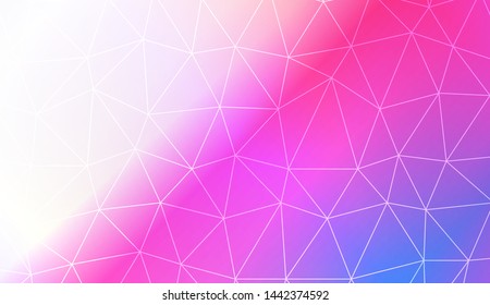 Decorative background with triangles. Modern design for you business, project. Vector illustration. Creative gradient color.