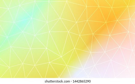 Decorative background with triangles. Modern design for you business, project. Vector illustration. Creative gradient color.