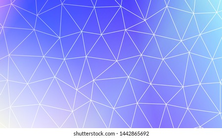 Decorative background with triangles. Modern design for you business, project. Vector illustration. Creative gradient color.
