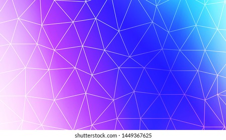 Decorative background with triangles. Modern design for you business, project. Vector illustration. Creative gradient color.