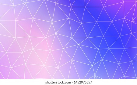 Decorative background with triangles. Modern design for you business, project. Vector illustration. Creative gradient color.