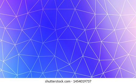 Decorative background with triangles. Modern design for you business, project. Vector illustration. Creative gradient color.
