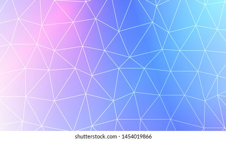 Decorative background with triangles. Modern design for you business, project. Vector illustration. Creative gradient color.