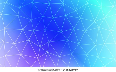 Decorative background with triangles. Modern design for you business, project. Vector illustration. Creative gradient color.
