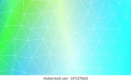 Decorative background with triangles. Modern design for you business, project. Vector illustration. Creative gradient color.