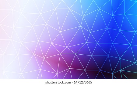 Decorative background with triangles. Modern design for you business, project. Vector illustration. Creative gradient color.