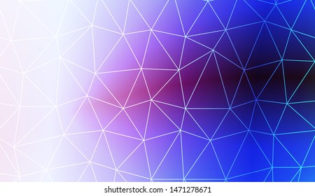 Decorative background with triangles. Modern design for you business, project. Vector illustration. Creative gradient color.