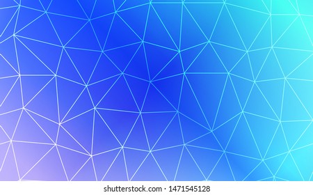 Decorative background with triangles. Modern design for you business, project. Vector illustration. Creative gradient color.