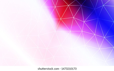 Decorative background with triangles. Modern design for you business, project. Vector illustration. Creative gradient color.