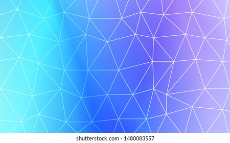 Decorative background with triangles. Modern design for you business, project. Vector illustration. Creative gradient color.