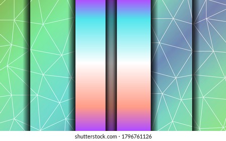 Fondo decorativo con triángulos. Diseño moderno para su negocio, proyecto. Ilustración vectorial. Color de degradado creativo.