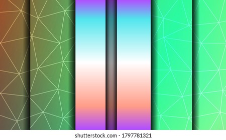 Decorative background with triangles. Modern design for you business, project. Vector illustration. Creative gradient color.