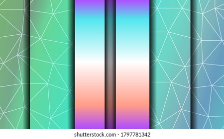 Decorative background with triangles. Modern design for you business, project. Vector illustration. Creative gradient color.