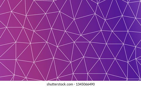 Decorative background with triangles. Template for your banner. Vector illustration. Creative gradient color.