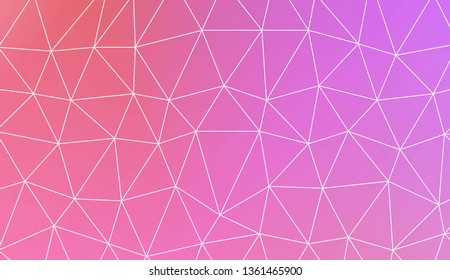 Decorative background with triangles. Template for your banner. Vector illustration. Creative gradient color
