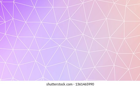 Decorative background with triangles. Template for your banner. Vector illustration. Creative gradient color