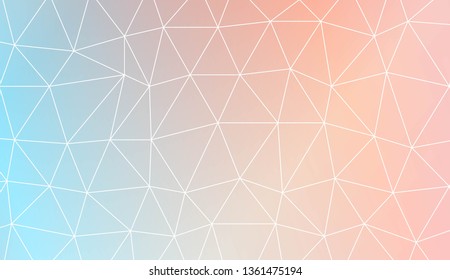 Decorative background with triangles. Template for your banner. Vector illustration. Creative gradient color