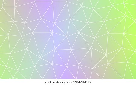 Decorative background with triangles. Template for your banner. Vector illustration. Creative gradient color