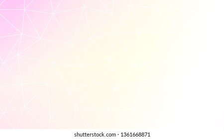 Decorative background with triangles. Template for your banner. Vector illustration. Creative gradient color