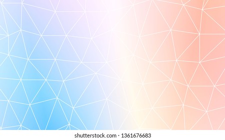 Decorative background with triangles. Template for your banner. Vector illustration. Creative gradient color