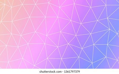 Decorative background with triangles. Template for your banner. Vector illustration. Creative gradient color