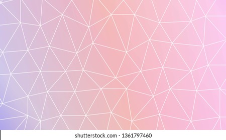Decorative background with triangles. Template for your banner. Vector illustration. Creative gradient color