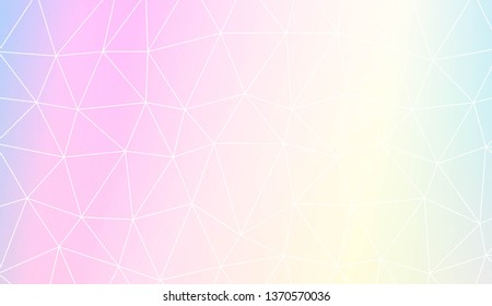 Decorative background with triangles. Template for your banner. Vector illustration. Creative gradient color
