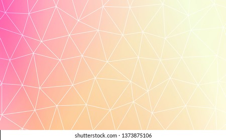 Decorative background with triangles. Template for your banner. Vector illustration. Creative gradient color