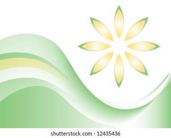 Decorative background. Vector
