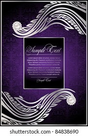 Decorative background, vector illustration.