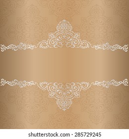 Decorative background with vintage frame