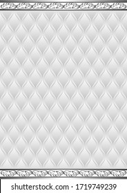 decorative background with vintage pattern and vintage border