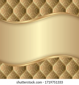 decorative background with vintage pattern and copy space