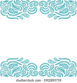 Fondo decorativo de las gotas de agua. Ilustración del vector