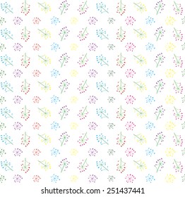 Decorative background of wild multicolored flower