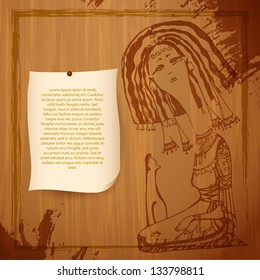 decorative background with wood texture